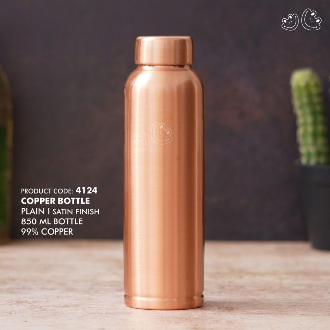 GBI-4124 Plain/Satin Finish Copper Bottle