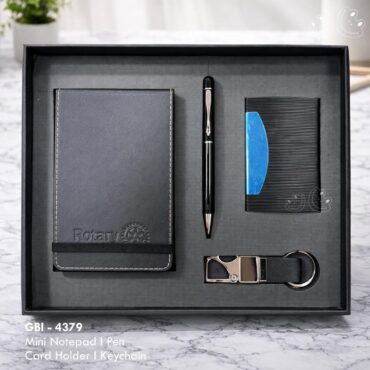 GBI-R4379 Vegan Leather Gift Set (4-in-1)