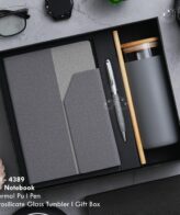 GBI-R4389 Tumbler, Notebook & Pen Gift Set