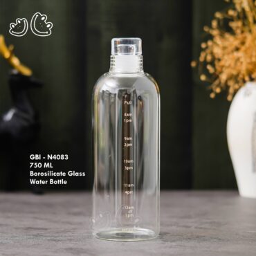 GBI-N4083 Borosilicate Glass Water Bottle