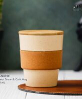 GBI-4122 Wheat Straw & Cork Mug