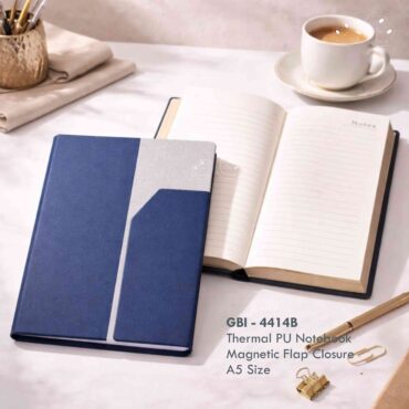 GBI-4414 Thermal PU Notebook with Magnetic Flap Closure