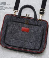 GBI-N4302 Recycled Felt Laptop Sling Bag