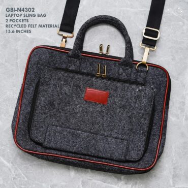 GBI-N4302 Recycled Felt Laptop Sling Bag