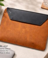 GBI-R4357 Vegan Leather Laptop Sleeve Cum Document Holder