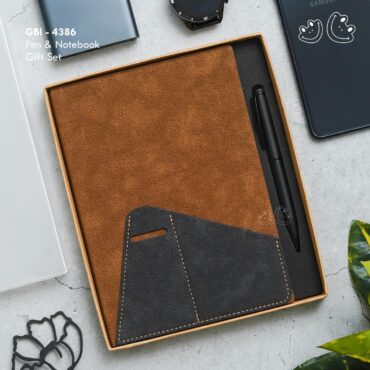 GBI-4386  Card Pocket Notebook & Pen Gift Set