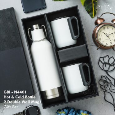 GBI-4401 Hot & Cold Bottle & Mugs Gift Set