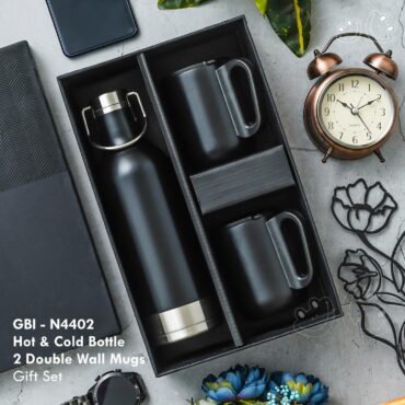 GBI-4402 Hot & Cold Bottle & Mugs Gift Set