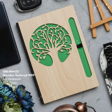 GBI-4420 Wooden Notebook