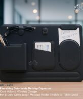 GBI-R4458 Detachable Desktop Organizer with Wireless Charger