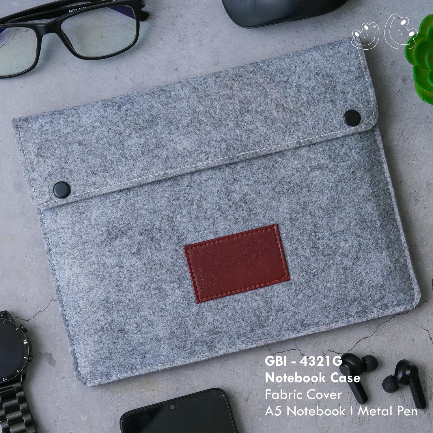 GBI-4321K Notebook Case with Fabric Cover