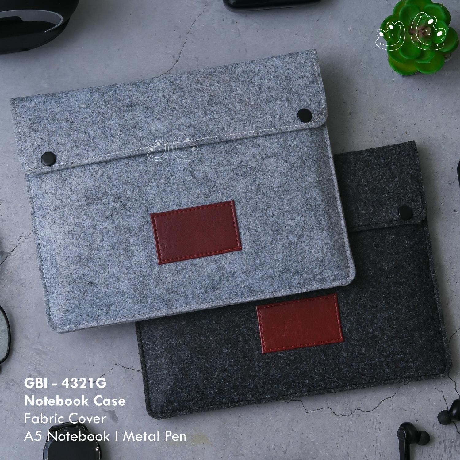 GBI-4321K Notebook Case with Fabric Cover