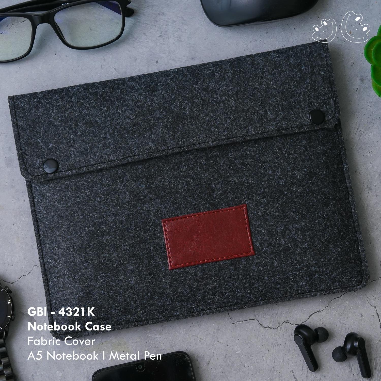 GBI-4321K Notebook Case with Fabric Cover