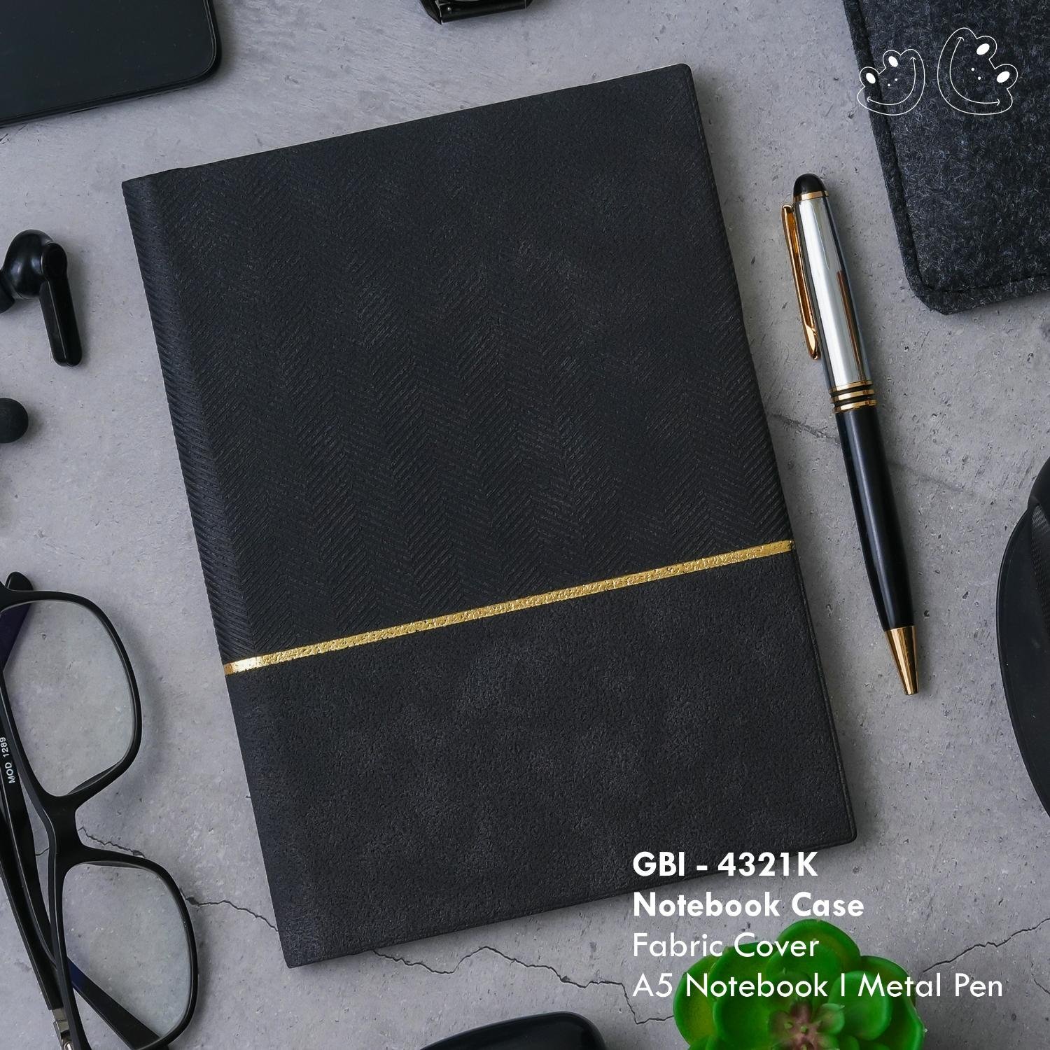 GBI-4321K Notebook Case with Fabric Cover