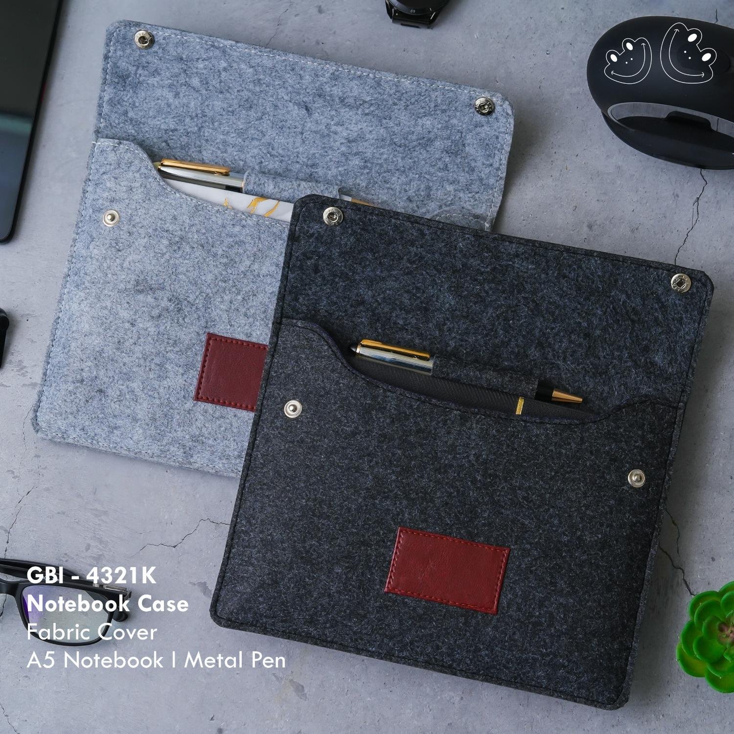 GBI-4321K Notebook Case with Fabric Cover
