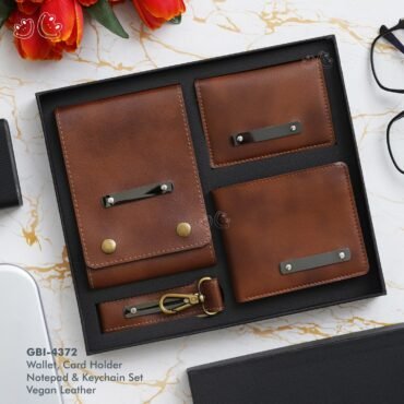 GBI-4372 Wallet, Card Holder, Notepad & Keychain Set