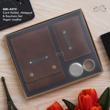 GBI-4374 Card Holder, Notepad & Keychain Set