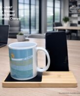 Cup Warmer With Mobile Stand & Wireless Charger GBI-4447