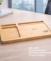 Stationery Desktop Pen Stand & Mobile Stand Wireless Charging GBI-4448