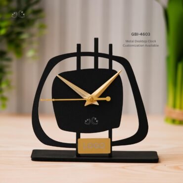 Metal Desktop Clock - Customization Available GBI-4603