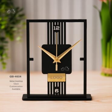 Metal Desktop Clock GBI - 4604