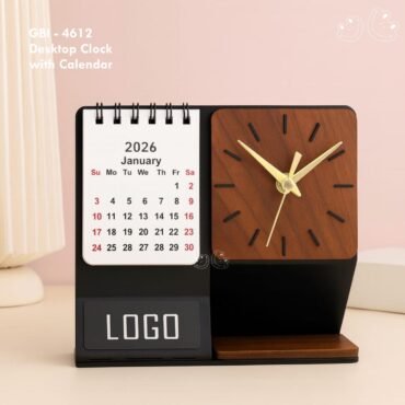 MS Desktop Clock with Calendar - GBI 4612
