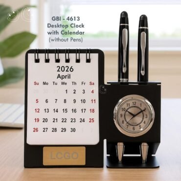 Desktop Clock with Calendar (Without Pens) GBI 4613