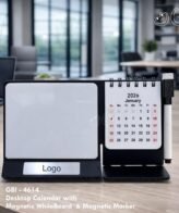 Desktop Calendar with Magnetic Whiteboard & Magnetic Marker - GBI-4614